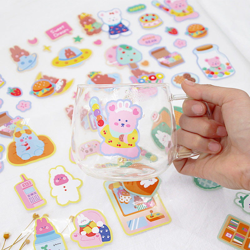 Game Time Rabbit Diary Deco Stickers Panmomo