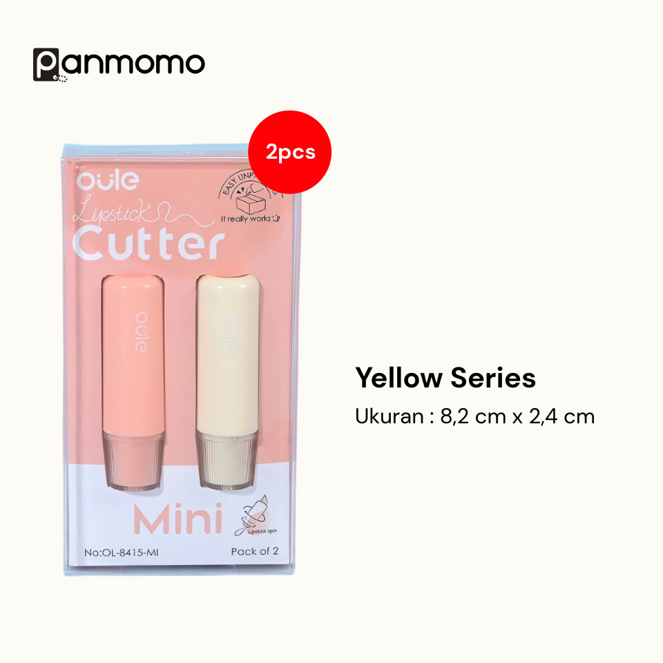 2 Pcs Lipstick Shaped Mini Cutter | panmomo.com