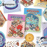 City Attraction DIY Sticker Book