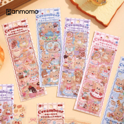 Cream Bear PET Sticker