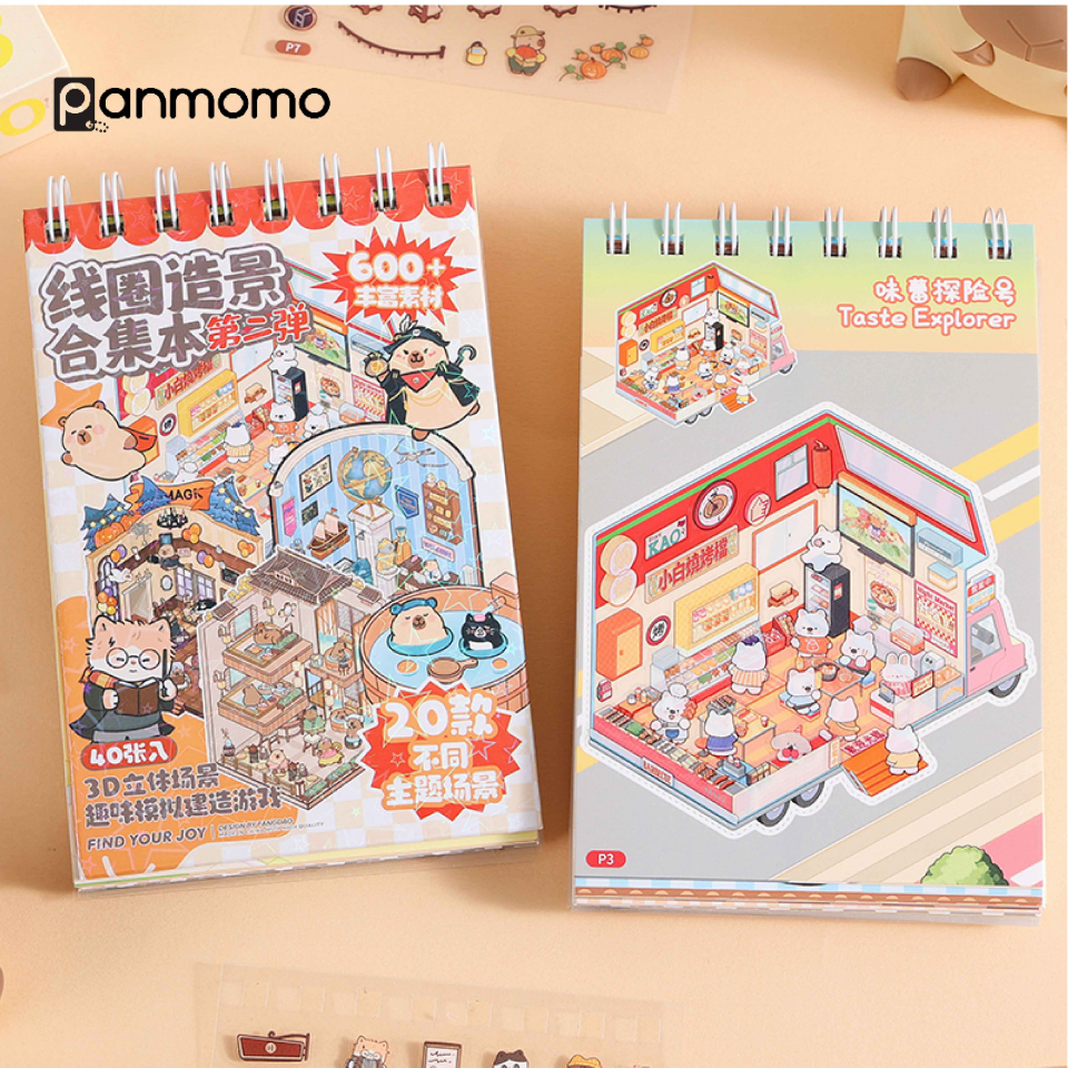Joyful Life DIY Sticker Book | panmomo.com