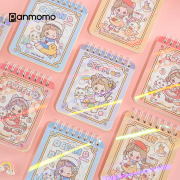 Little Girl Spiral Ruled Notebook A7