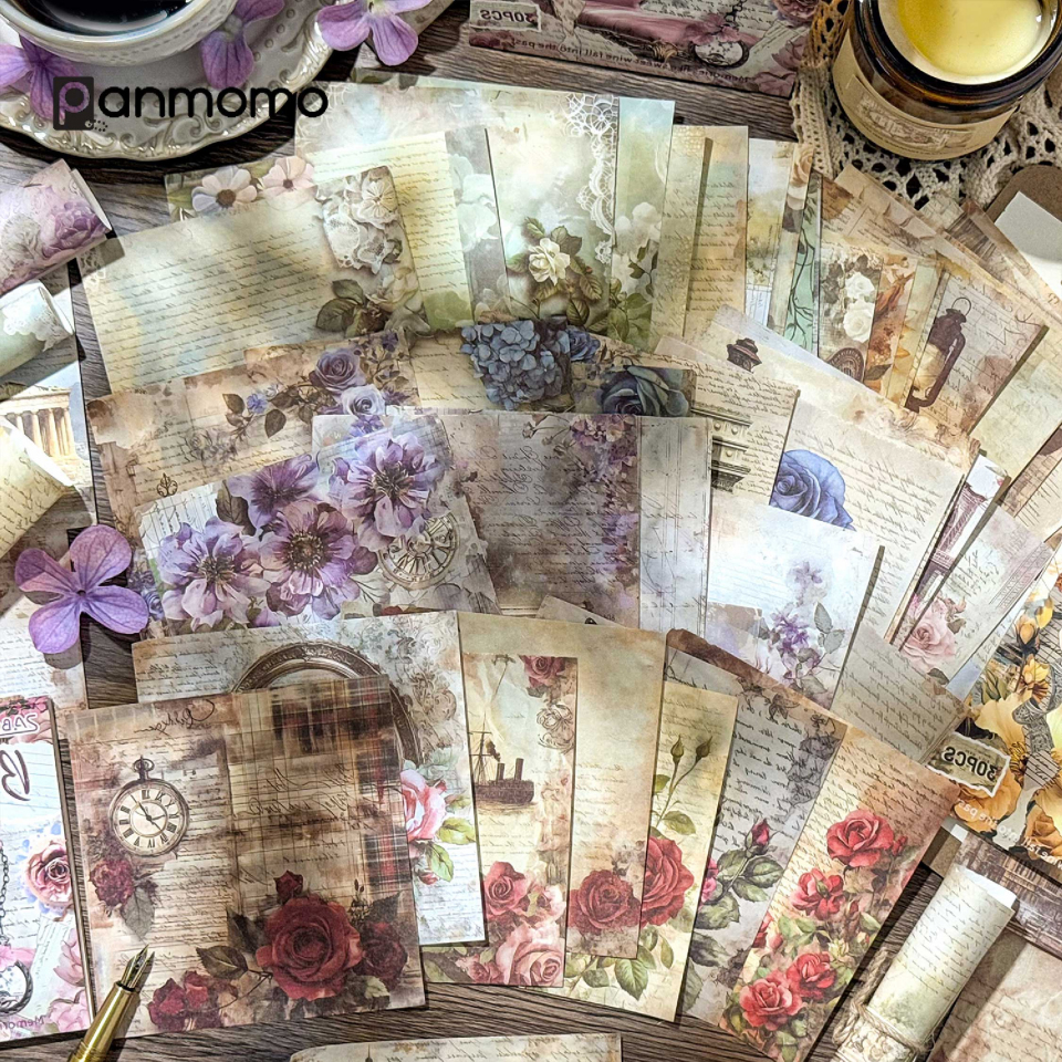 Vintage Spring Deco Paper | panmomo.com