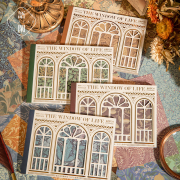 The Window of Life Pattern Deco Paper Book