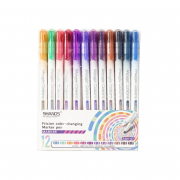 Magic Frixion Color Changing Marker Pen Set 12pcs