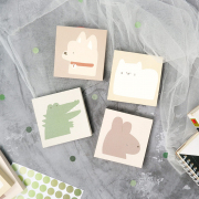 Rolypoly Animal Square Memopad