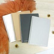 Serene Scribbles Spiral Ruled Notebook B5