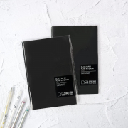 Panmomo Black Paper Plain Notebook A5