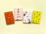 Peekmybook Blanks and Stripes Spiral Notebook A5
