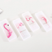 Beautiful Pink Flamingo Plastic Pencil Case