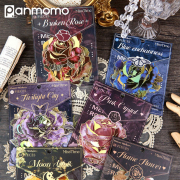 Retro Gothic Floral Sticker Pack