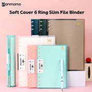 Soft Cover 6 Ring Slim File Binder