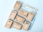 The Planning Room Wooden Block Stamp