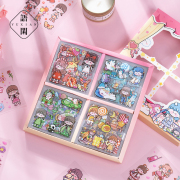 Rosyposy Cute Maruko Deco Stickers Collection Box Set