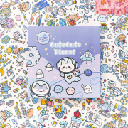 Cutecute Planet Deco Stickers Collection Box Set