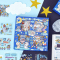 Cute Space Travel Deco Stickers Collection Box Set