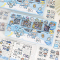 Blue Icy Castle Deco Stickers Collection Box Set