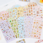 Adorable Pet Time Diary Deco Stickers