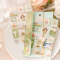 Cat Travelling Series Diary Deco Stickers