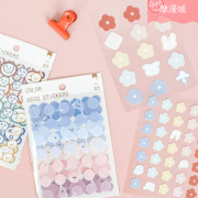 Colorful Blob Diary Deco Stickers