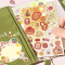 Cute Small World Hologram Diary Deco Stickers