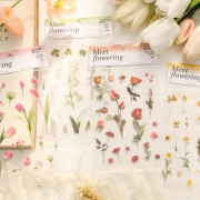 Meet The Flowering Season Diary Deco Stickers