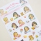 Paper Doll Mate Close Up Diary Deco Stickers
