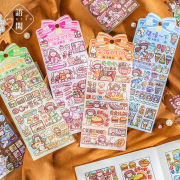 So Much To Eat Food Series Diary Deco Stickers