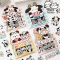 Panda and Cow Flake Stickers Set