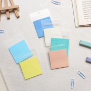 A Colorful Square See-Through Sticky Notes