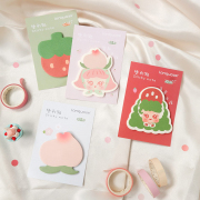 Strawberry and Peach Sticky Notes