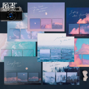 Sky and Sea Series Sticky Notes Set
